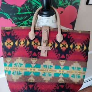 Pendleton Multicolor Wool Tote Bag